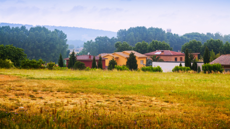 Rural view of Baix Emporda comarca. Catalonia, Spain