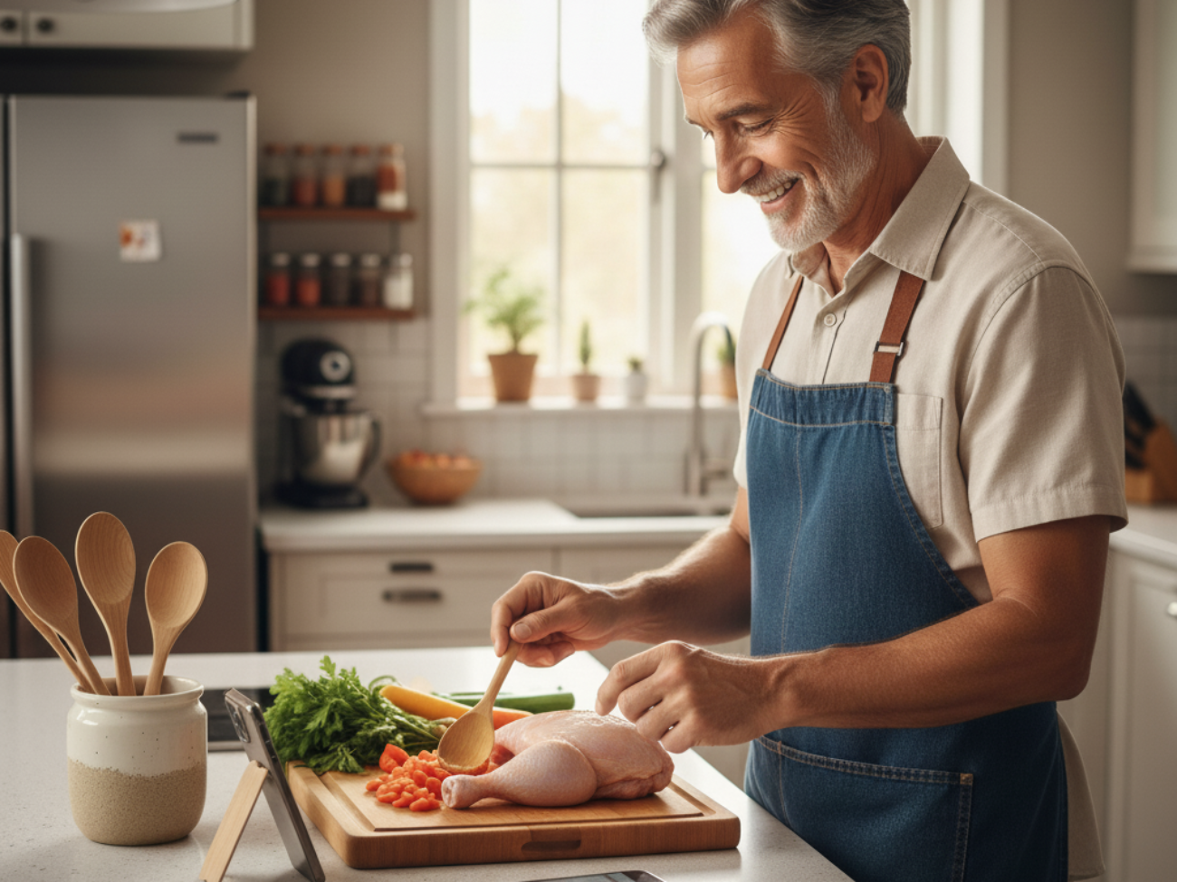 cocinando comprar pan