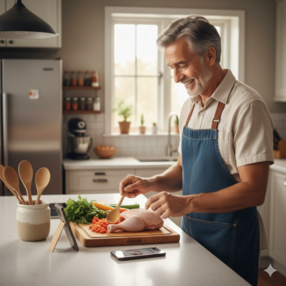 cocinando comprar pan